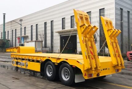 Two Axle Low Flatbed Semi-trailer